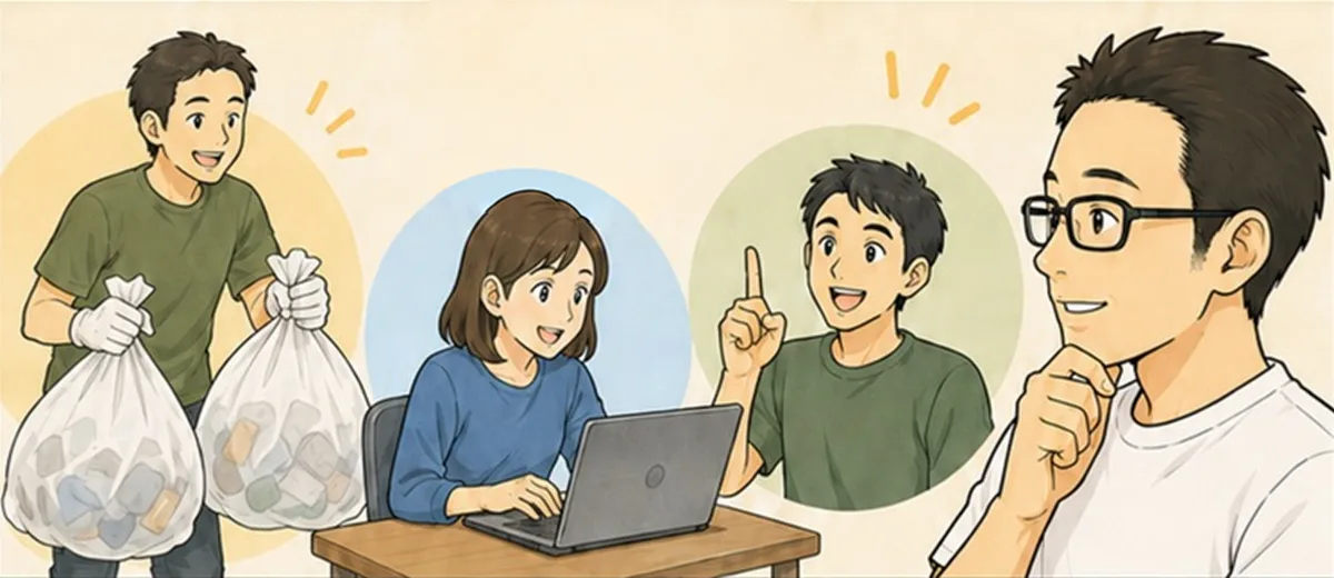 「一緒に動くと、その人の得意なことが見えてくるんですよね。」
